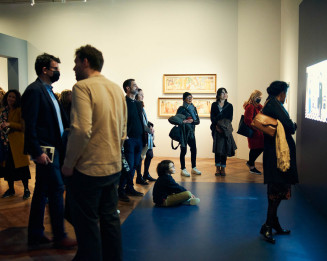 Salle de l'exposition Juifs et musulmans de la France coloniale à nos jours