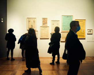 Salle de l'exposition Juifs et musulmans de la France coloniale à nos jours