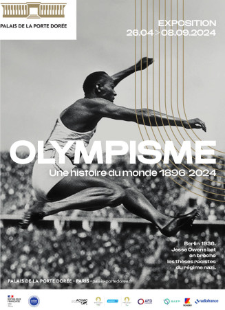 Affiche de l'exposition "Olympisme, une histoire du monde"